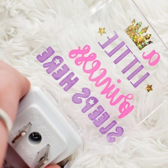 Prince OR Princess Night Light, Nursery Night Light - Picture 11 of 12